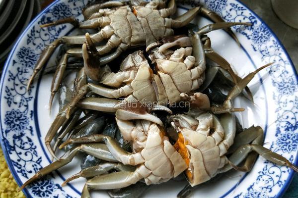 抱仔虾蒸六月黄的做法图解4