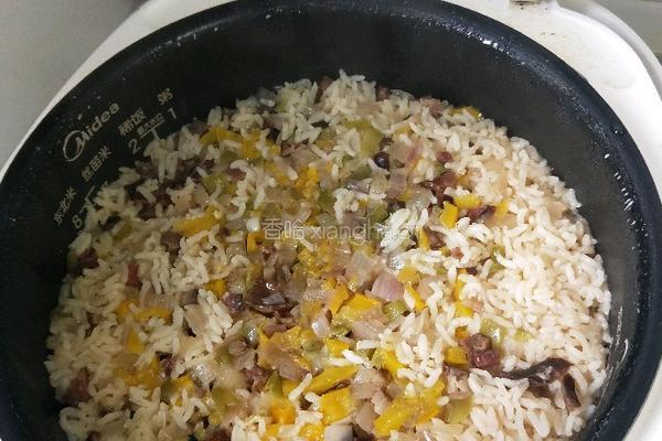 腊肠焖饭的做法图解22