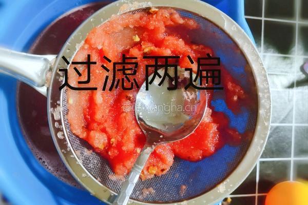 冰凉可口的西瓜汁的做法图解6