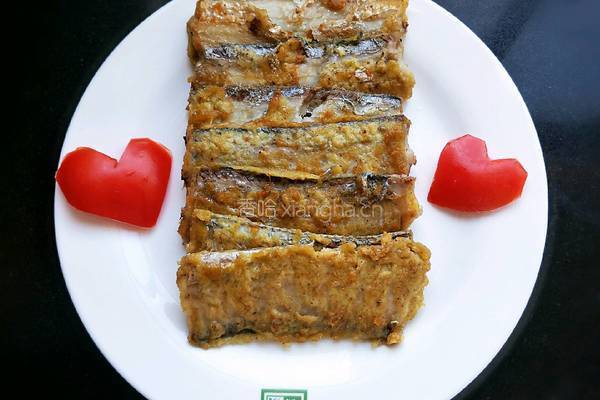 香酥麻炸带鱼的做法图解5