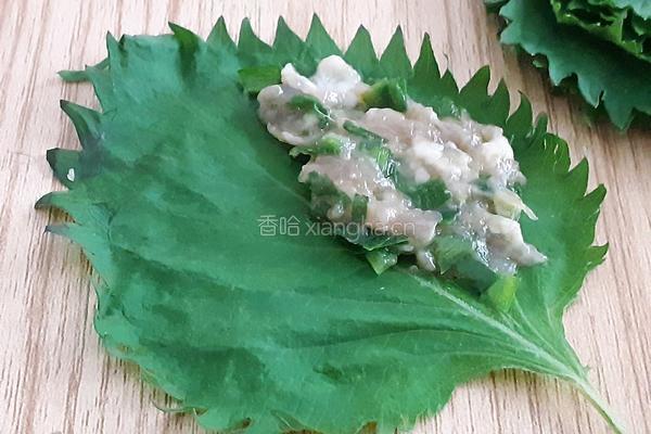 紫苏叶蛋饺的做法图解4