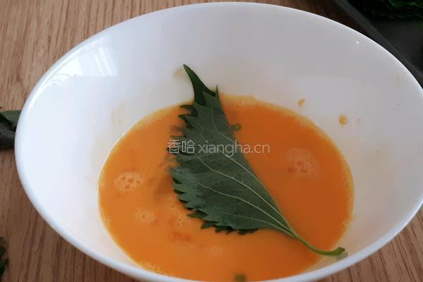 紫苏叶蛋饺的做法图解6