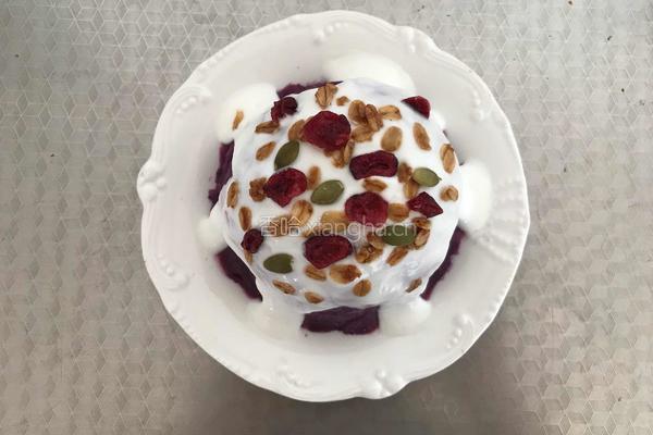 酸奶紫薯泥的做法图解7