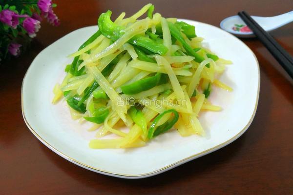 青椒土豆丝的做法图解10