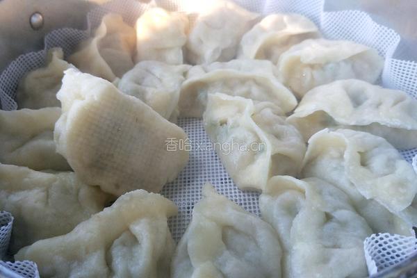 猪肉青椒蒸饺的做法图解14