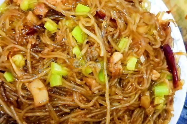 蚂蚁上树（肉沫炒粉条）的做法图解10