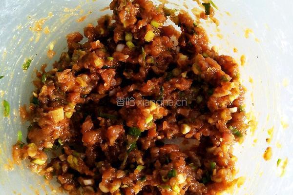 西葫芦肉馅饼的做法图解1