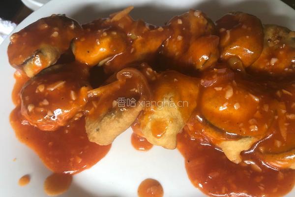 糖醋茄盒的做法图解13