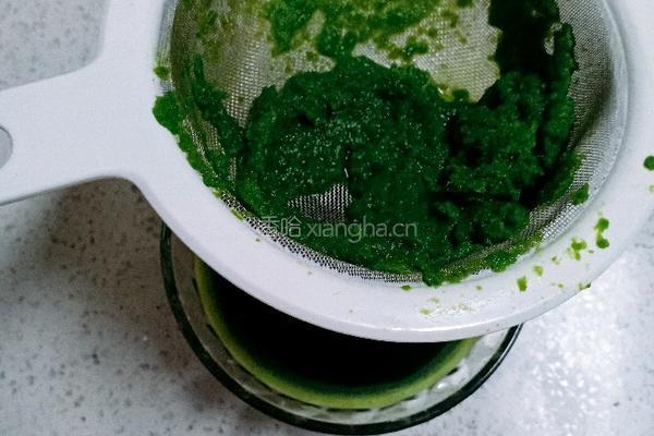 菠菜蛋糕的做法图解2