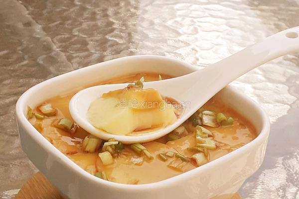 日本豆腐蒸蛋羹的做法图解6