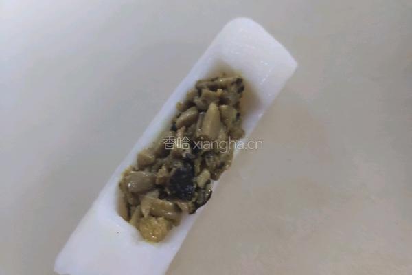 冰肌玉骨(咖喱鲜菌山药盒子佐红油)的做法图解2