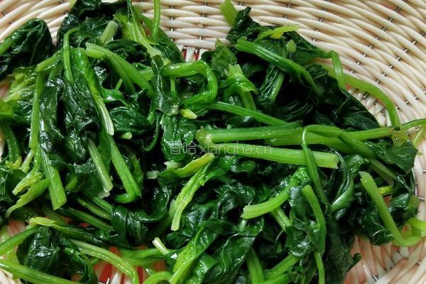 白芸豆拌菠菜的做法图解5