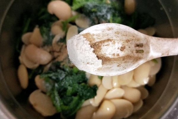 白芸豆拌菠菜的做法图解13