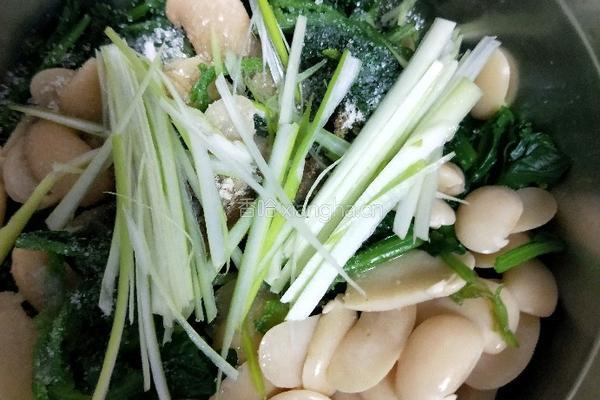 白芸豆拌菠菜的做法图解15
