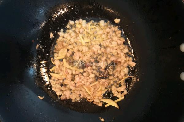 芦笋肉沫的做法图解7