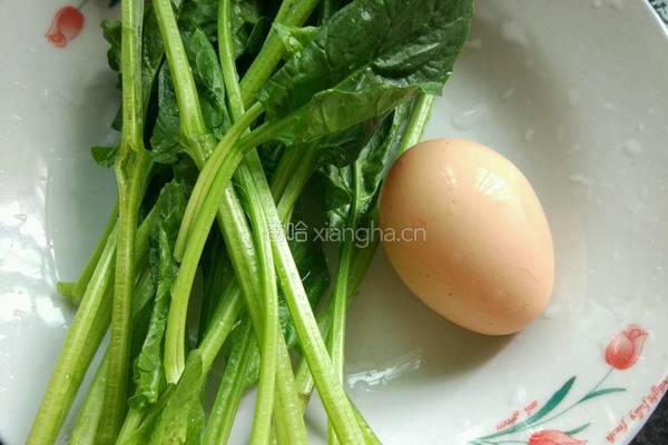菠菜鸡蛋羹(可作婴儿辅食）的做法图解1