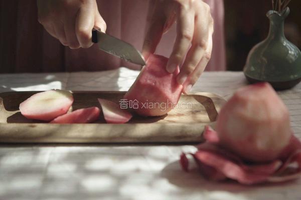 桃马马来的做法图解1