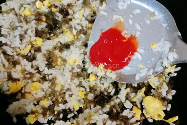 竹燕窝炒蛋饭的做法图解4