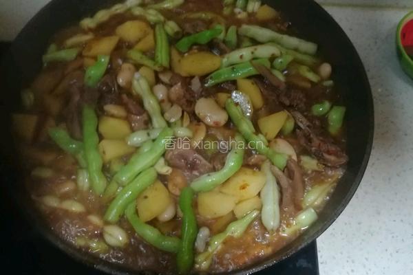 土豆烧鹅的做法图解16