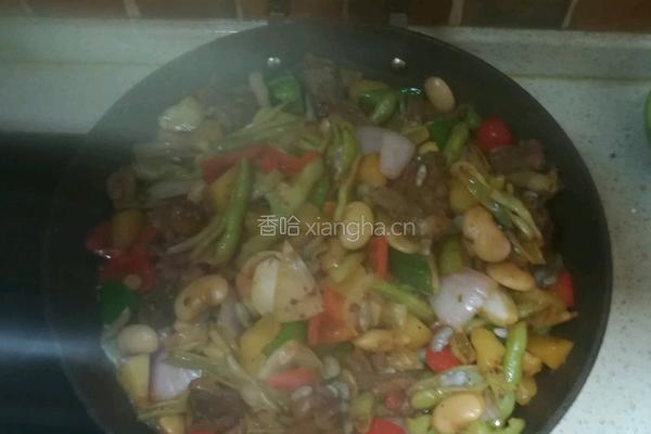 土豆烧鹅的做法图解17
