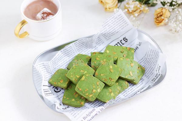 抹茶开心果饼干的做法图解13