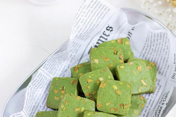 抹茶开心果饼干的做法图解14