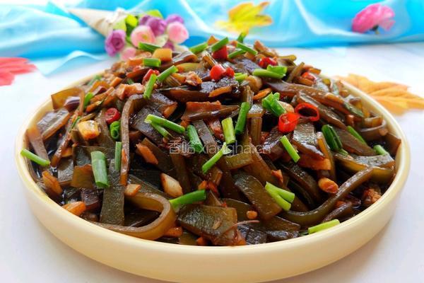 酸辣海带头的做法图解1
