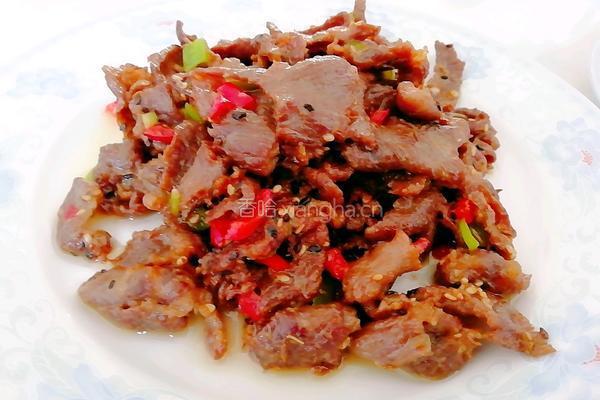 孜然牛肉的做法图解8