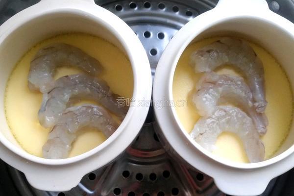 虾仁水蒸蛋的做法图解5