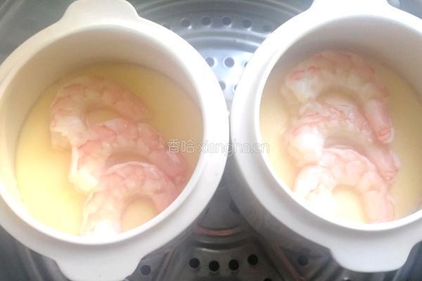 虾仁水蒸蛋的做法图解6