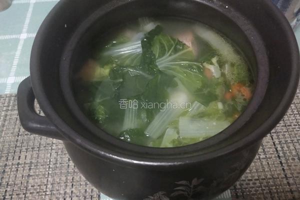 小白菜炖排骨的做法图解11