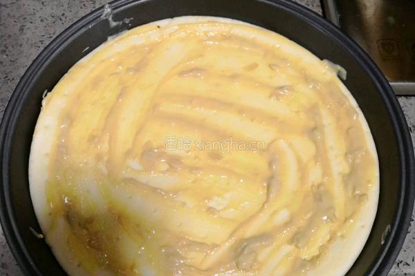 香肠玉米豆腐乳披萨的做法图解3