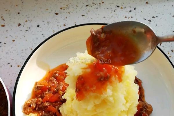 西红柿牛肉土豆泥的做法图解13