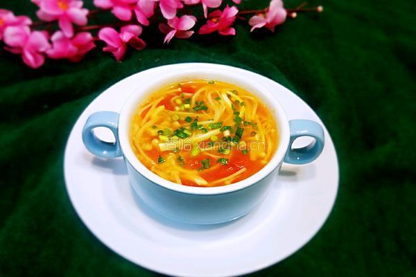 金针菇豆腐汤的做法图解22