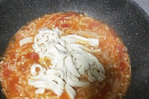 金针菇豆腐汤的做法图解12
