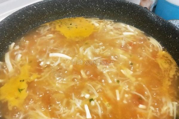 金针菇豆腐汤的做法图解20
