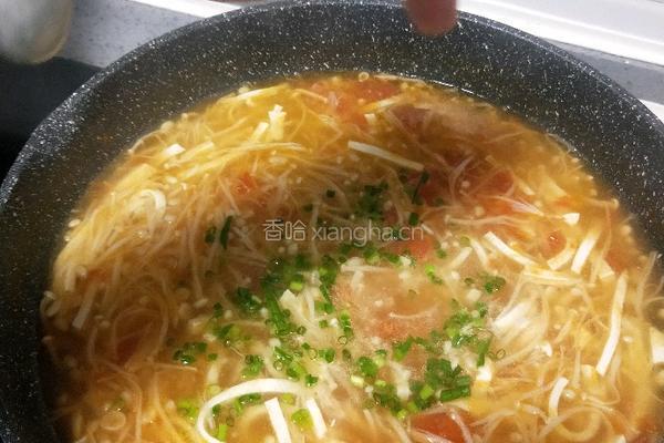 金针菇豆腐汤的做法图解21
