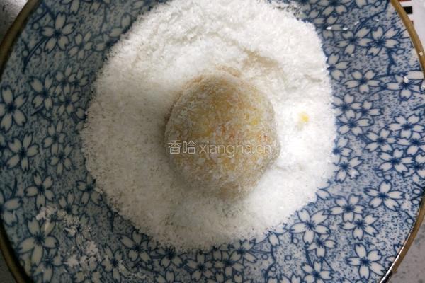 红薯椰丝球的做法图解12