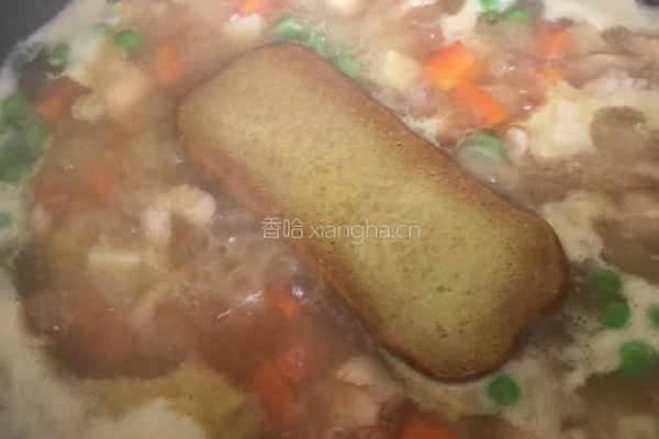 咖喱鸡肉浓稠版（土豆胡萝卜青豆）的做法图解6