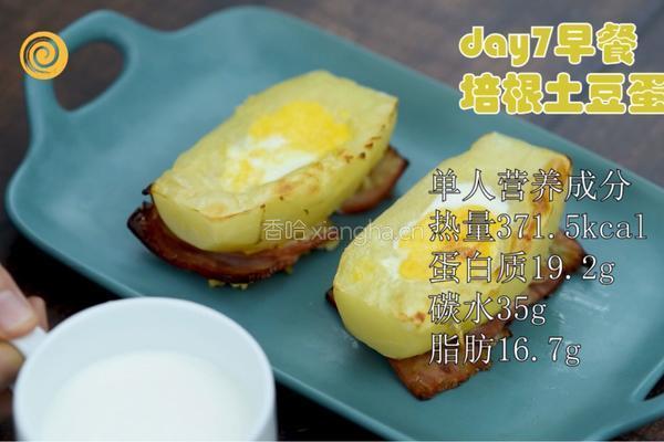 减肥早餐 | 培根土豆蛋的做法图解7