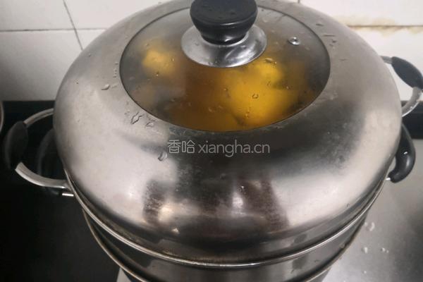 桂花蜜淋南瓜的做法图解7
