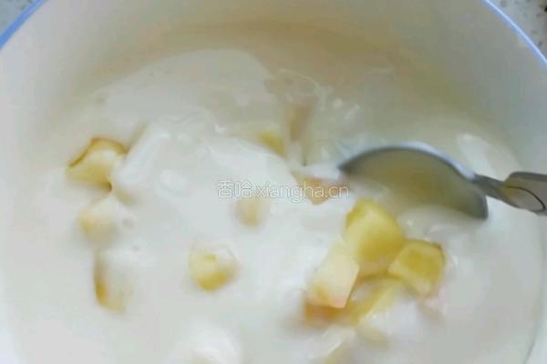 蜜桃燕麦酸奶杯的做法图解4