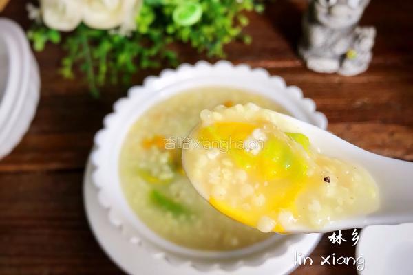南瓜花冰糖小米粥的做法图解9