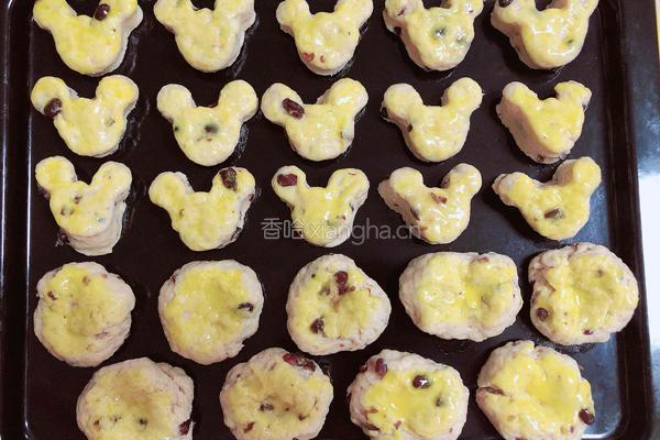 椰奶红豆司康的做法图解12