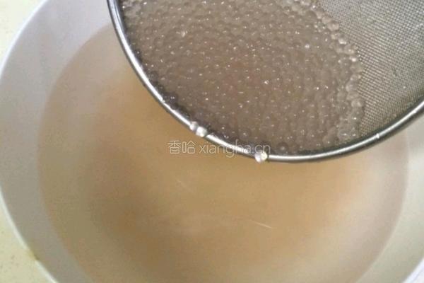 芒果牛奶西米露的做法图解4