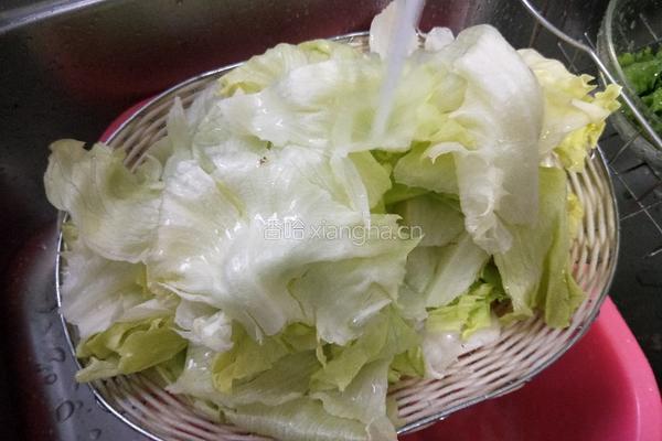耗油圆生菜的做法图解6