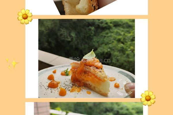 芝麻煎饼夹心榴莲的做法图解5