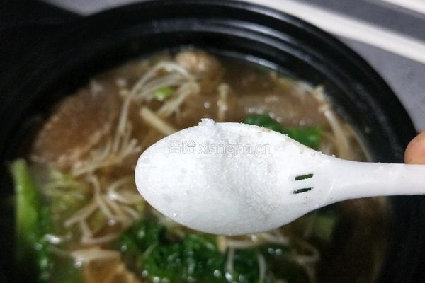 金针菇竹荪汤的做法图解17