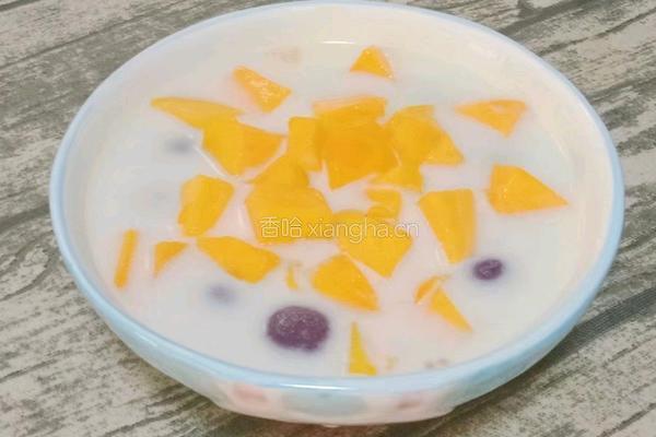 芋圆芒果西米露的做法图解19