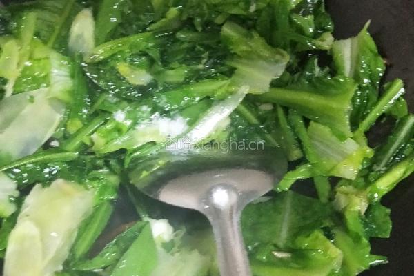 炝炒油麦菜 的做法图解6